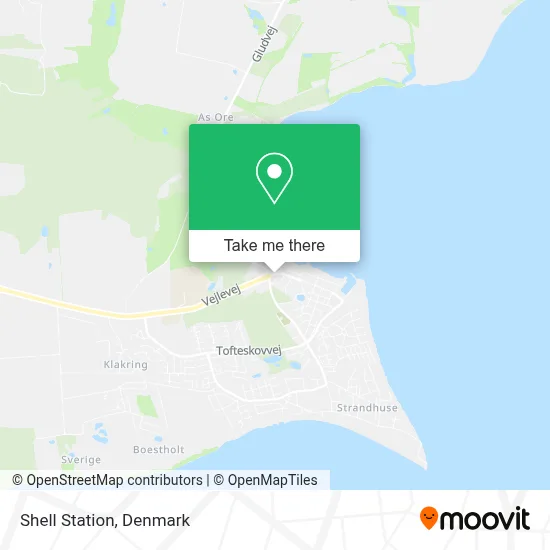 Shell Station map