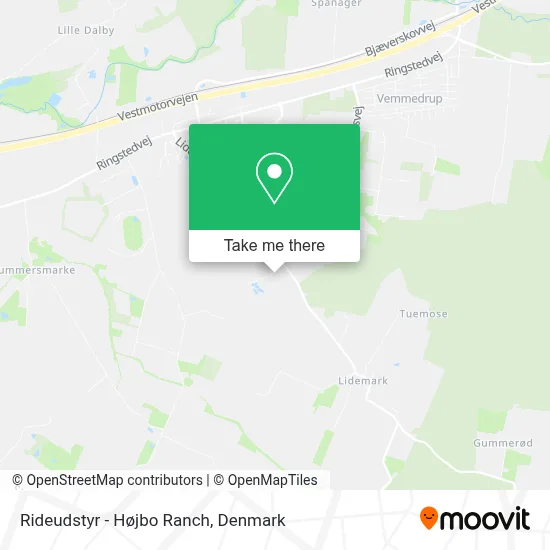 Rideudstyr - Højbo Ranch map