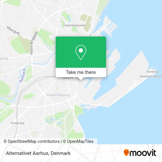 Alternativet Aarhus map