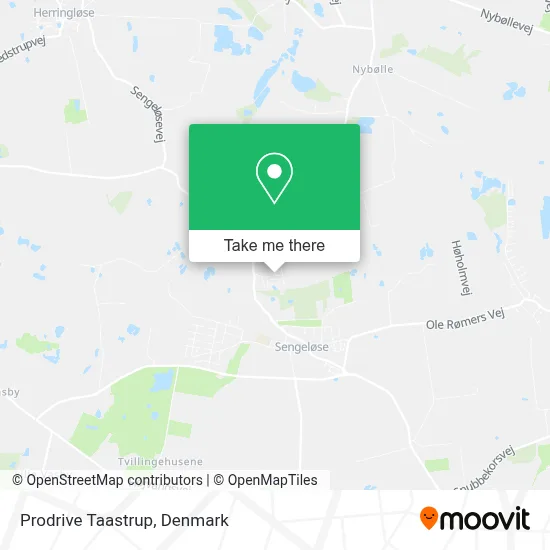 Prodrive Taastrup map