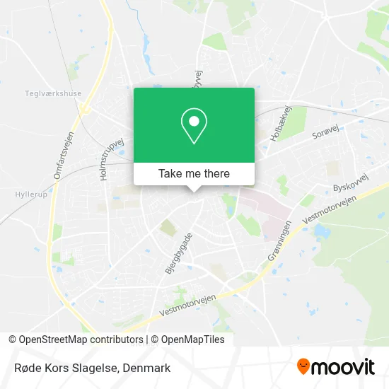 Røde Kors Slagelse map