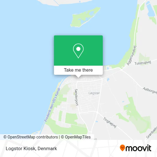 Logstor Kiosk map