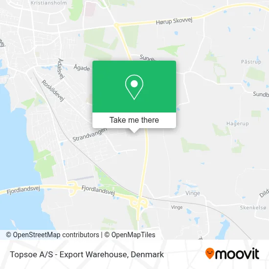 Topsoe A/S - Export Warehouse map
