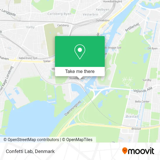 Confetti Lab map