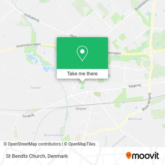 St Bendts Church map