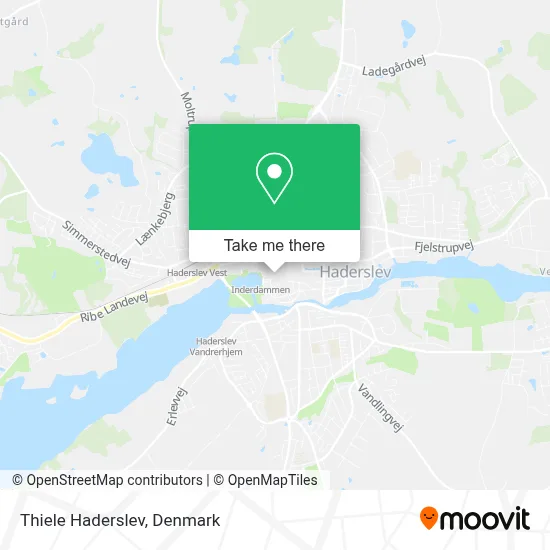Thiele Haderslev map