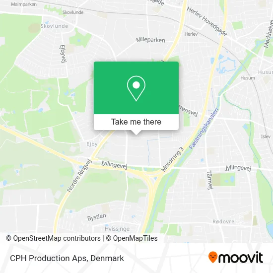 CPH Production Aps map