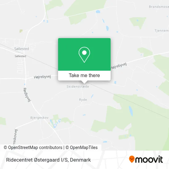 Ridecentret Østergaard I/S map