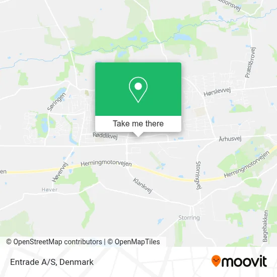 Entrade A/S map