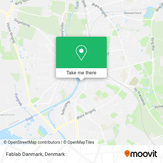 Fablab Danmark map