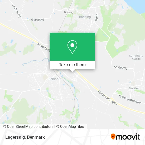 Lagersalg map
