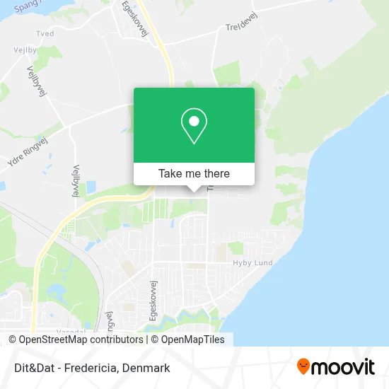 Dit&Dat - Fredericia map