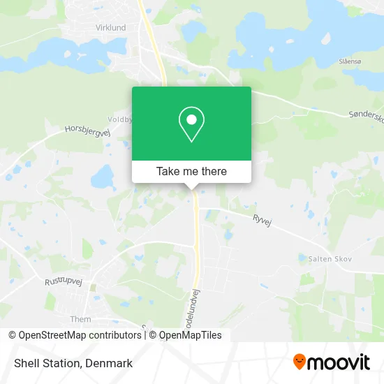 Shell Station map