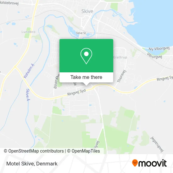 Motel Skive map
