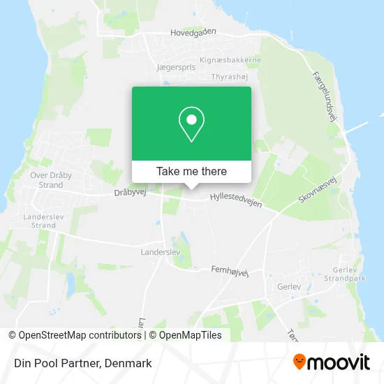 Din Pool Partner map