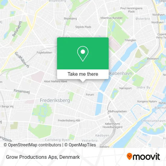 Grow Productions Aps map