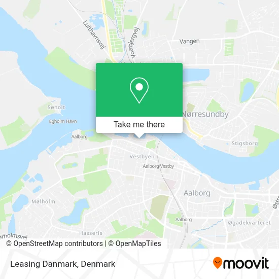Leasing Danmark map