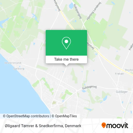 Øllgaard Tømrer & Snedkerfirma map
