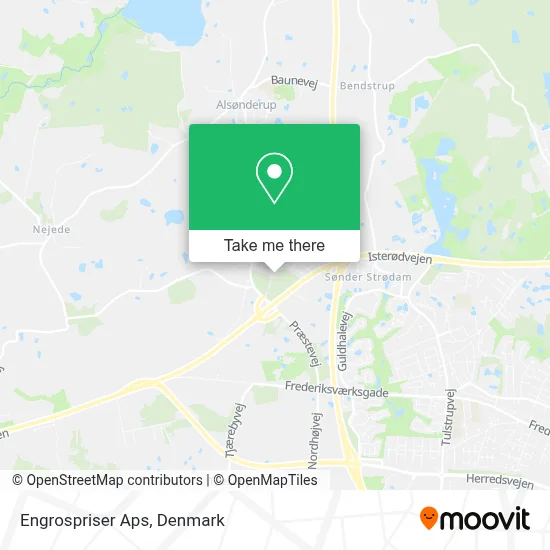 Engrospriser Aps map