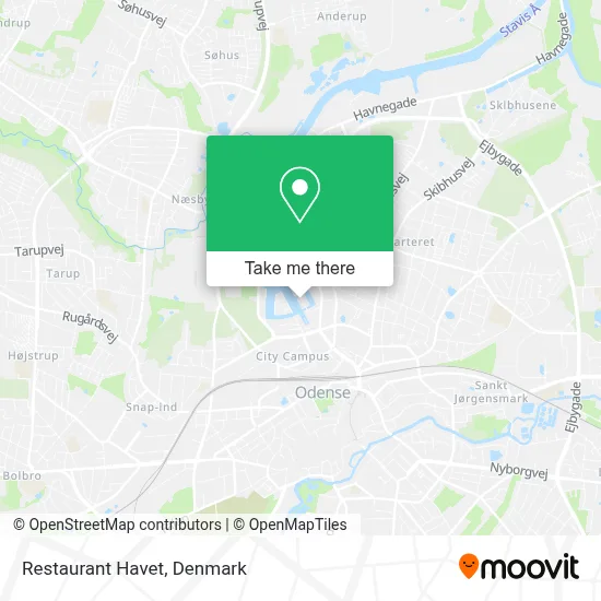 Restaurant Havet map