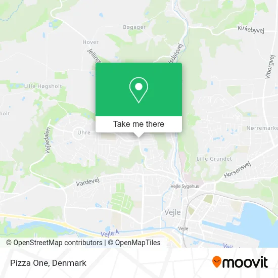 Pizza One map