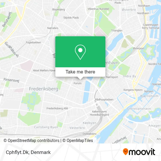 Cphflyt.Dk map