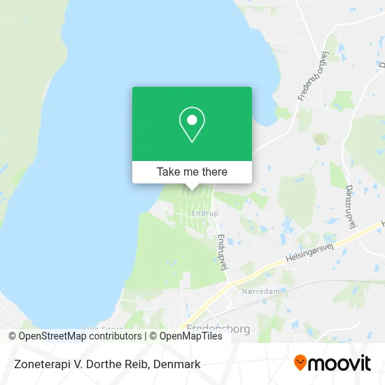 Zoneterapi V. Dorthe Reib map