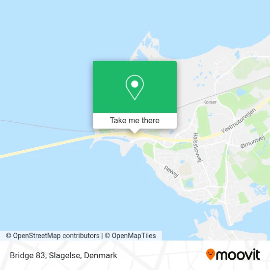 Bridge 83, Slagelse map