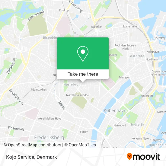 Kojo Service map