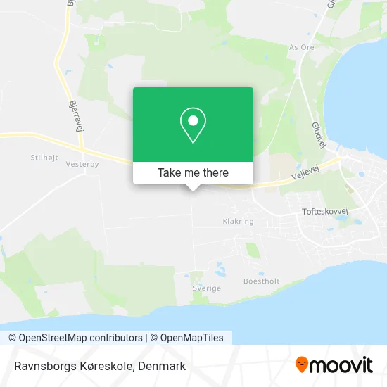 Ravnsborgs Køreskole map
