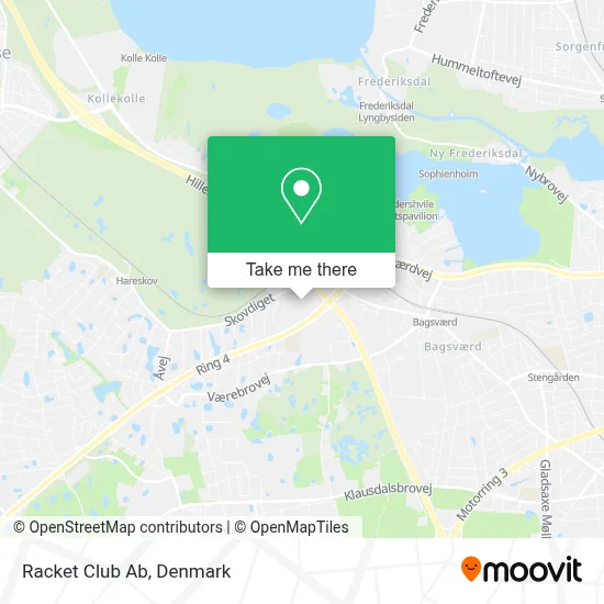 Racket Club Ab map