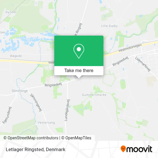 Letlager Ringsted map