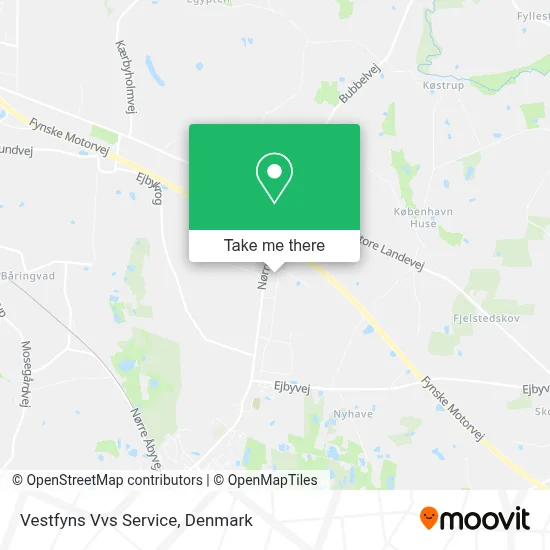 Vestfyns Vvs Service map