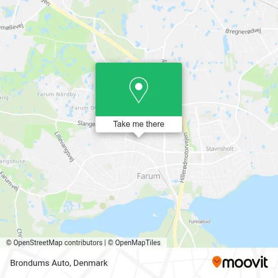Brondums Auto map
