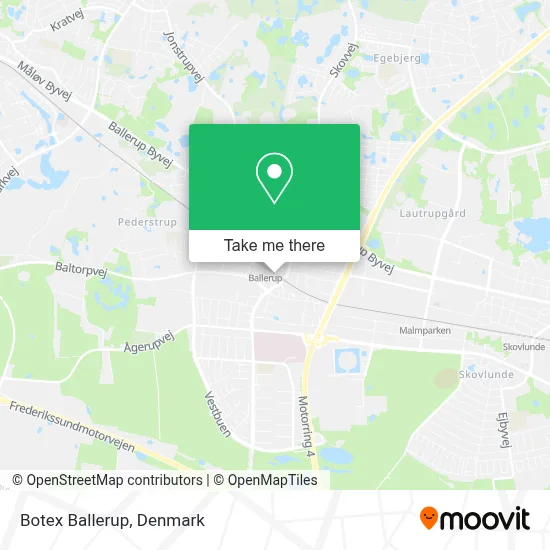 Botex Ballerup map