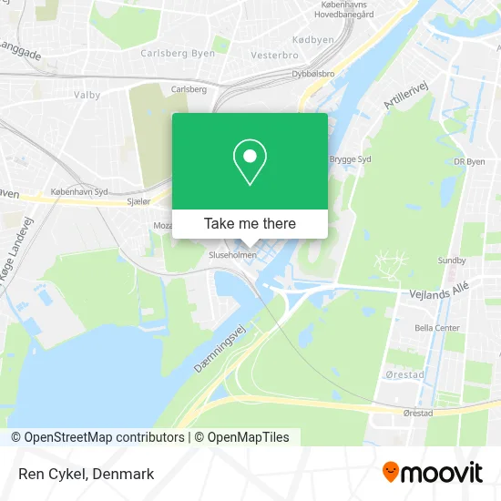 Ren Cykel map
