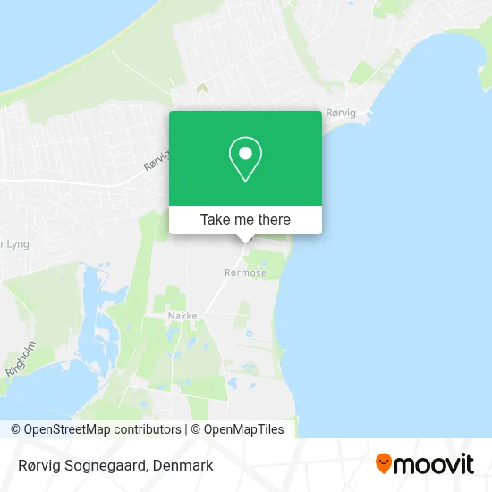 Rørvig Sognegaard map