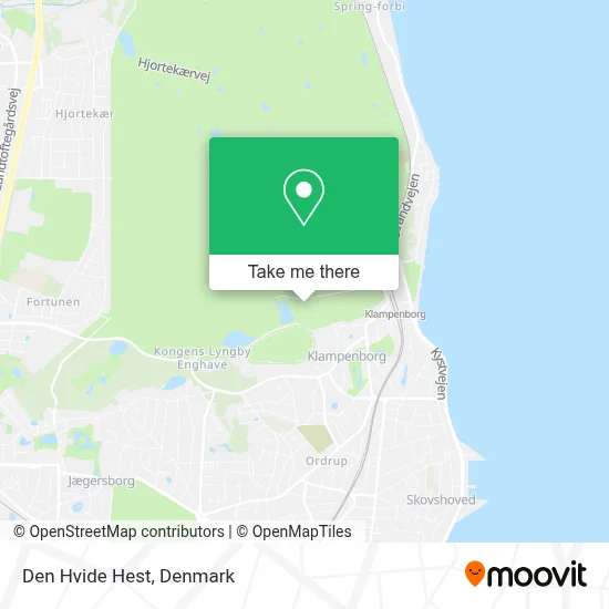 Den Hvide Hest map
