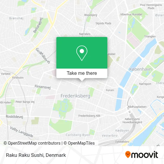 Raku Raku Sushi map
