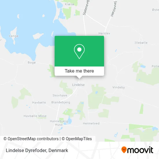 Lindelse Dyrefoder map