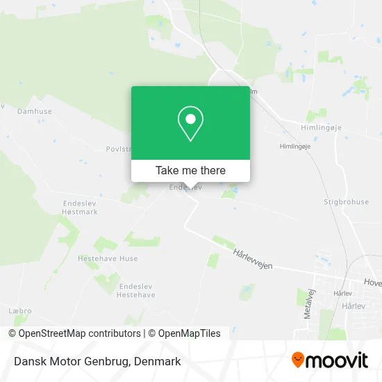 Dansk Motor Genbrug map