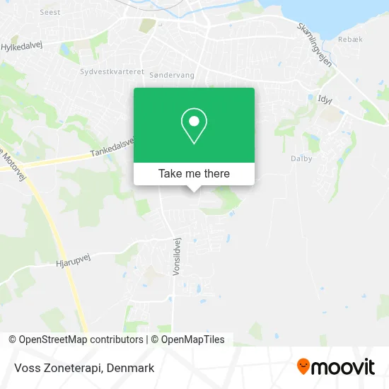 Voss Zoneterapi map