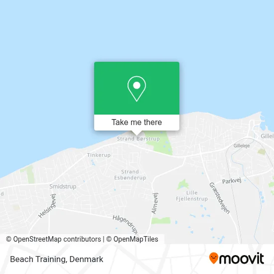 Beach Training map