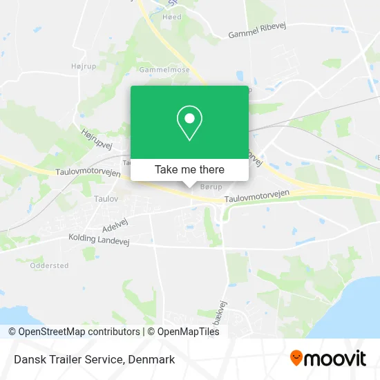 Dansk Trailer Service map