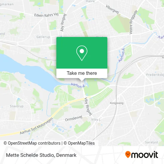 Mette Schelde Studio map