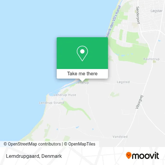 Lemdrupgaard map