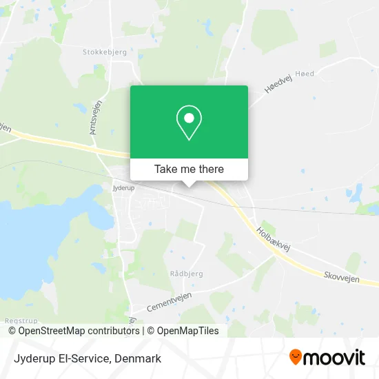 Jyderup El-Service map
