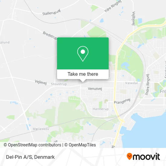 Del-Pin A/S map