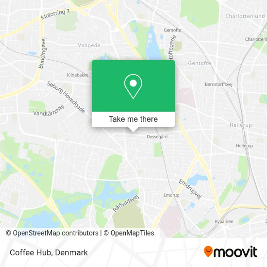 Coffee Hub map