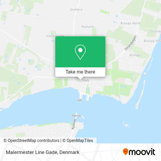 Malermester Line Gade map